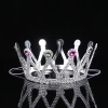 Gümüş Renk Çocuk ve Yetişkin Uyumlu Kraliçe Tacı Prenses Tacı 8X25 cm (4887)