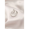 Gümüş Renk Metal Kelebek Model Kadın Yüzük - TJ-BYK2190
