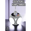 Güneş Enerjili Solar Aydınlatma Kamp Çadır Lambası  Ampül Led Şarjlı El Feneri Işıldak