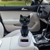 Güneş Enerjili Solar Sallanan Kedi Figürü