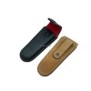 Hakiki Deri Çakı Kılıfı No:4 - 14 cm, Kemerlikli