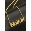 Halide İsimli Kolye (Kişiye Özel)