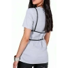 Halka Detaylı Şık Deri Harness - Brf184