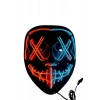 Hallowen Parti Maskesi Neon Led Işıklı Maske 3 Modlu Cadılar Bayramı Maskesi