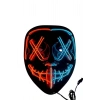 Hallowen Parti Maskesi Neon Led Işıklı Maske 3 Modlu Cadılar Bayramı Maskesi
