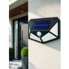 Hareket Sensörlü Güneş Enerjili Duvar Lambası Dış Mekan İçin Güçlü Led Aydınlatma