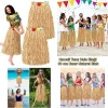 Hawaii Tarzı Hula Eteği – 60 cm Hasır Naturel Etek (4887)