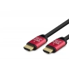 Hdmi 2.0 Kablo 4K Uhd Od 8.0 Mm 5 M - Siyah Kırmızı HDX2034