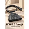 HDMI Switch 2.0 ve 3D Format Destekli