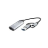 Hdmi Video Capture Type-C + Usb3.0 4K 30Hz Gri HDX7856