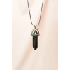 Hematit Doğal Taşı Zincirli El Yapımı Tasarımlı Kolye Uç: 3,5 cm Zincir: 20 cm Kutulu