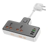Hoco Ac12a 2500w 2 Priz + 3 Usb + 30w Type-c Multifonksiyonel Priz Çoğaltıcı Şarj Aleti