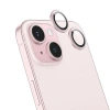 Hoco Crystal Clear İphone 15-15 Plus Hd 3d Metal Çerçeveli Kamera Koruyucu Lens