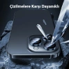 Hoco Crystal Clear İphone 15 Pro-15 Pro Max Hd 3d Metal Çerçeveli Kamera Koruyucu Lens