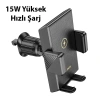 Hoco Hw21 Klima Havalandırma Bölmesi Wireless Kablosuz Şarj Araç Telefon Tutucu