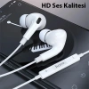Hoco M111 Pro Primero Lightning Kulakiçi Mikrofonlu Kablolu Kulaklık-(5775)