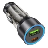 Hoco Nz12a Action Pd43w Usb + Type-c Hızlı Şarj Araç Çakmaklı Şarj Aleti