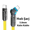 Hoco U118 Döner Başlıklı Pd To İphone Lightning Hızlı Şarj Ve Veri Kablosu