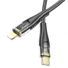 Hoco U121 Gold Standard Transparent Discovery Edition 60w Type-c To İphone Lightning Hızlı Şarj Ve D