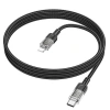 Hoco U129 Transparan Type-c To Lightning  Data Ve Şarj Kablosu 1m-(5775)