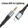 Hoco Upa22 İphone Lightning To 3.5mm Aux Ses Aktarım Kablosu