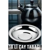 Hsnet 18 Li Metal Çay Tabağı Veneta Design Seti