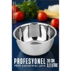 Hsnet Inox Kase  - 28 Cm 3.2 Litre Karıştırma Kabı Profesyonel 304 Paslanmaz Çelik