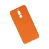 Huawei Mate 10 Lite Kılıf Nano içi Kadife Silikon - Turuncu