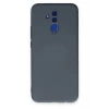 Huawei Mate 20 Lite Kılıf Nano içi Kadife Silikon - Gri