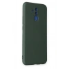 Huawei Mate 20 Lite Kılıf Nano içi Kadife Silikon - Koyu Yeşil