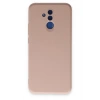 Huawei Mate 20 Lite Kılıf Nano içi Kadife Silikon - Pudra