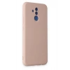 Huawei Mate 20 Lite Kılıf Nano içi Kadife Silikon - Pudra
