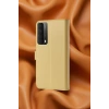 Huawei P Smart 2021 Kılıf Trend S Plus Kapaklı Kılıf - Gold