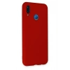 Huawei P20 Lite Kılıf Nano içi Kadife Silikon - Kırmızı