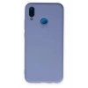Huawei P20 Lite Kılıf Nano içi Kadife Silikon - Lila