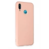 Huawei P20 Lite Kılıf Nano içi Kadife Silikon - Pudra