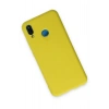 Huawei P20 Lite Kılıf Nano içi Kadife Silikon - Sarı