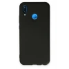 Huawei P20 Lite Kılıf Nano içi Kadife Silikon - Siyah