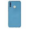Huawei P30 Lite Kılıf Nano içi Kadife Silikon - Mavi