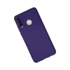 Huawei P30 Lite Kılıf Nano içi Kadife Silikon - Mor