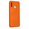 Huawei P30 Lite Kılıf Nano içi Kadife Silikon - Turuncu