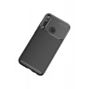 Huawei P40 Lite E Kılıf Auto Focus Karbon Kapak - Siyah
