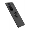 Huawei P40 Pro Kılıf Range Yüzüklü Silikon - Siyah