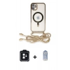 ieg™ iPhone 11 Kılıf Eksen Özel Seri - Siyah Joko Magic 5D Cam + Siyah PVD Metal Kamera Lens
