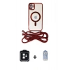 ieg™ iPhone 11 Kılıf Eksen Özel Seri - Siyah Joko Magic 5D Cam + Siyah PVD Metal Kamera Lens
