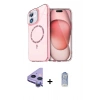 ieg™ iPhone 11 Kılıf Kıvılcım Form Prime - Siyah Joko Magic 5D Cam + Mor Raze Metal Kamera Lens