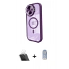 ieg™ iPhone 11 Kılıf Kıvılcım Modern Koleksiyonu - Siyah Joko Magic 5D Cam + Şeffaf Kamera Lens Koruma Cam