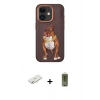 ieg™ iPhone 11 Kılıf Nova Form Koleksiyonu - Siyah Joko Magic 5D Hayalet Cam + Sarı Renkli Kamera Lens Koruma Cam