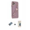 ieg™ iPhone 11 Pro Max Kılıf Nova Işık Prime - Siyah 6D Mat Seramik Hayalet Nano Ekran Koruyucu + Siyah Metal Kamera Lens Koruma Cam