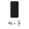 ieg™ iPhone 11 Pro Max Kılıf Yadigar Yansıma Serisi - Şeffaf Pasifik Cam Ekran Koruyucu + Gold Rainbow Kamera Lens Koruma Cam